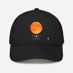 "Can Anybody Fly This?" Black Baseball Cap – Coldplay-Inspired Celestial Aesthetic