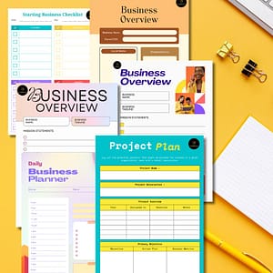 Track & Thrive Kit
A Set of 6 Must-Have Business Planning Tools
,Organize & Succeed!
