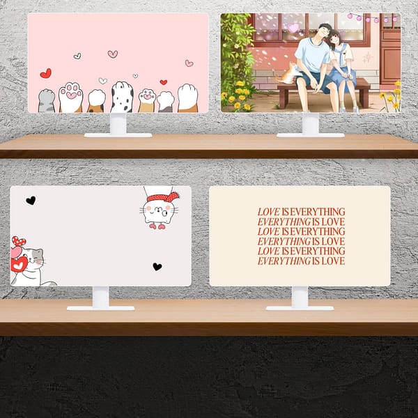 Ultimate Cat & Couples Desktop Wallpaper Bundle – 34 Aesthetic Designs – 1920x1080px – Instant Download