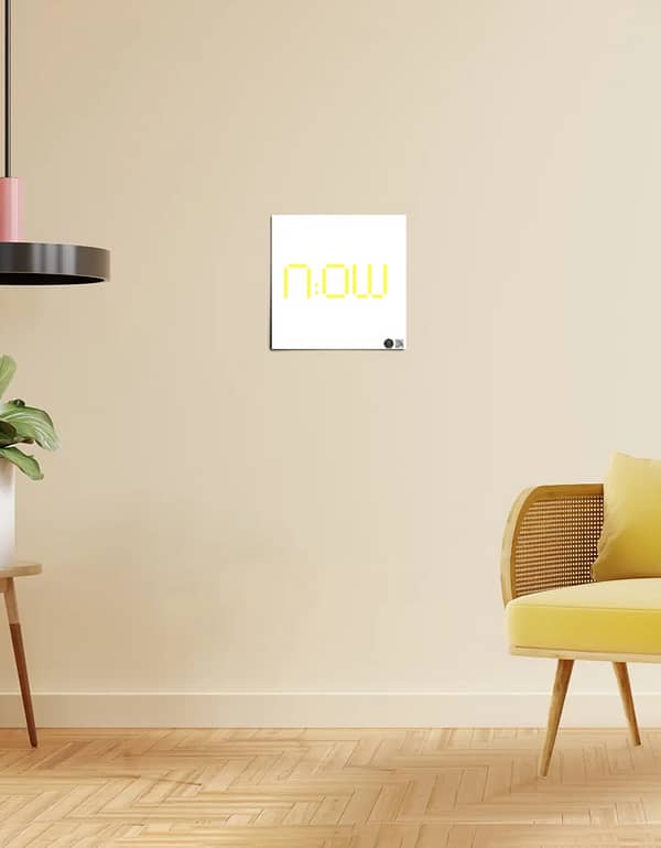 "NOW" Motivational Art Poster – Minimalist Wall Print