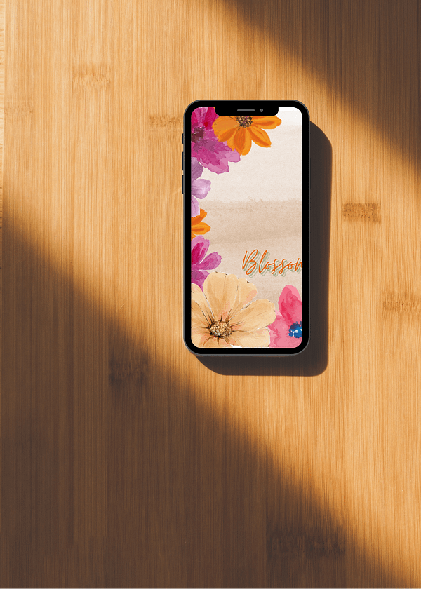 Floral blossom wallpaper – Digital Use – Instant Download