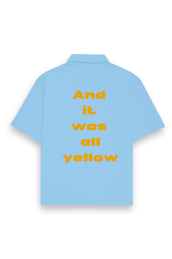 Oversized Shirt(S-3XL) – And It Was All Yellow | Minimalist Coldplay Lyric Design