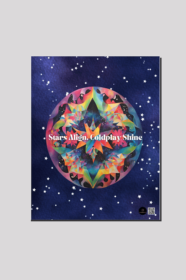 Canvas (16x20 inches) – Stars Align, Coldplay Shine