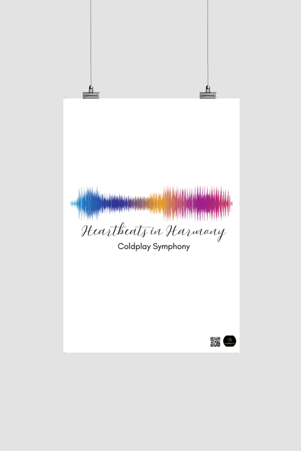 Heartbeats in Harmony – Inspirational A4 Poster